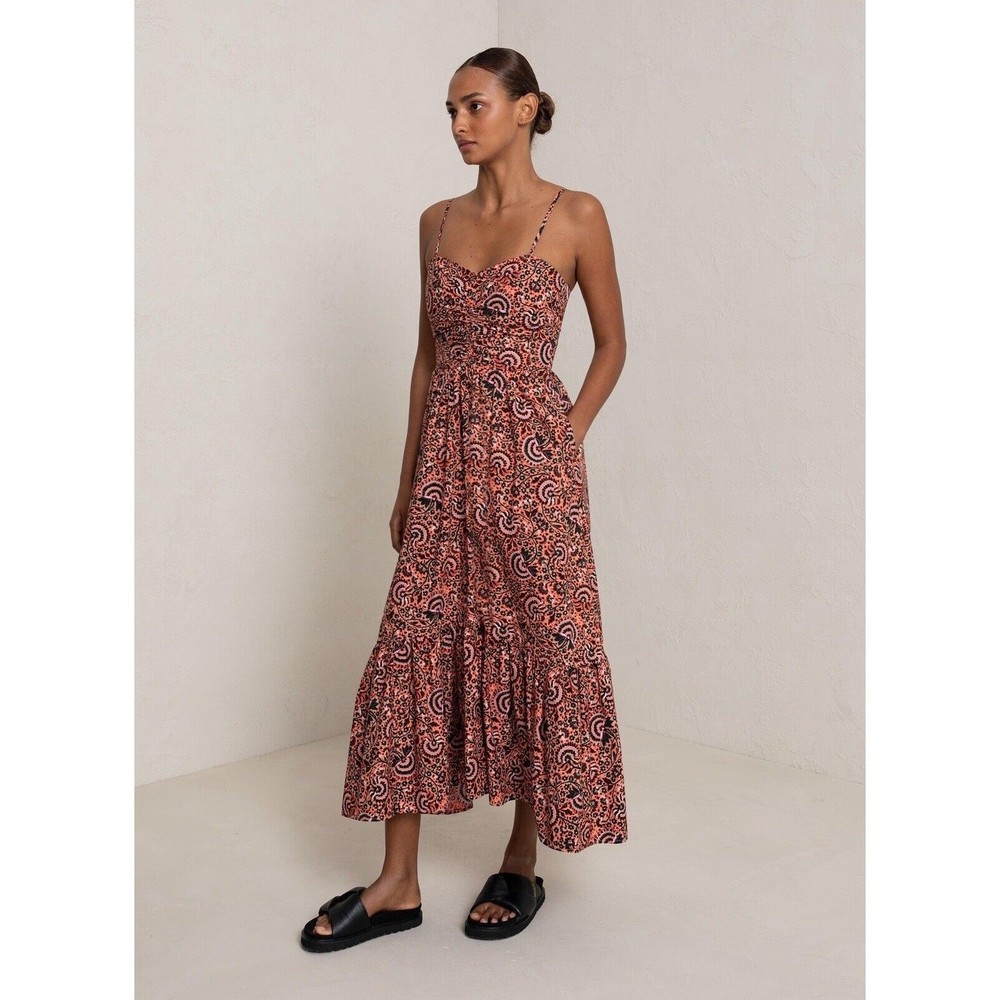 A.L.C. NWT Lilah Dress in Coral Multi Size 0  $495.00 - Picture 11 of 16